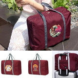 Large Foldable Cat Pattern Travel Bag Clothes Organizer