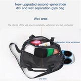 Large Waterproof Gym Tote Bag Fitness Handbag