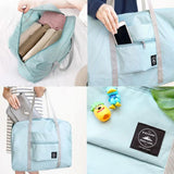 Large Capacity Travel Bag Clothing Storage Handbag Food Print