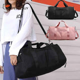 Unisex Large Capacity Travel Bag Waterproof Nylon Gym Crossbody Bag