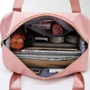 Large Capacity Folding Bag Travel Bags Tote Carry On Luggage