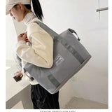 Large Capacity Folding Bag Travel Bags Tote Carry On Luggage