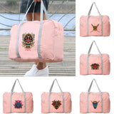 Travel Bag Organizer Women Large Capacity Monster Print Handbag