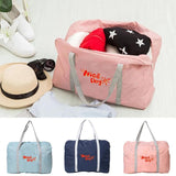 Food Print Travel Bag Camping Organizer Zipper Carry on Bags