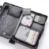 6 Pcs Waterproof Travel Clothes Storage Bags Portable Luggage Organizer Pouch