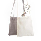 Canvas Shoulder Bag for Women Soft Storage Tote Bag 21.5*26cm
