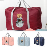Foldable Travel Bags Organizer Women Handbags Men Luggage Tote Unisex Clothing S