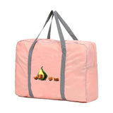 Large Capacity Travel Bags Clothing Organize Luggage Handbag Avocado Dog Print