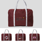 Unisex Foldable Duffle Bag Waterproof Portable Luggage Bag Bride Series Print