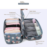 Multifunctional Toiletry Organizer Underwear Bra Bag