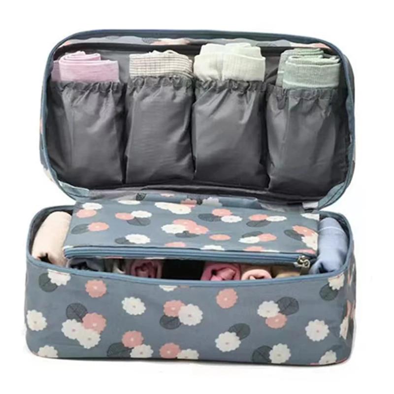 Multifunctional Toiletry Organizer Underwear Bra Bag