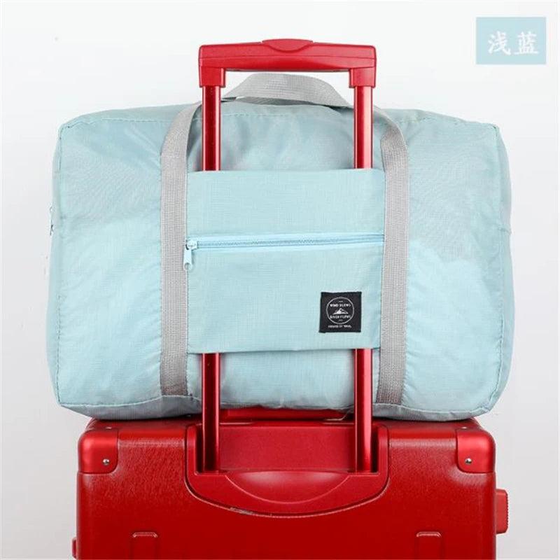 Nylon Foldable Travel Bags Large Capacity Luggage Women Men WaterProof Handbags