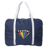 Teacher Pattern Travel Bag Large Capacity Luggage Handbag
