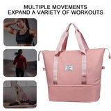 Large Capacity Gym Yoga Shoulder Bag Waterproof Duffle Travel Bag