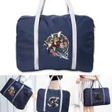 Unisex Foldable Duffle Bag Samurai Print Large Capacity Travel Bag