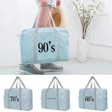 Travel Bag Organizer Large Capacity Weekend Bag Years Pattern Foldable