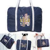 Large Capacity Travel Bag Wild Pattern Foldable Duffle Bag