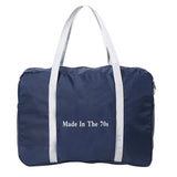 Large Capacity Unisex Weekend Bag Travel Carry Bag 90s-60s Pattern Duffle Bag