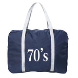 Large Capacity Unisex Weekend Bag Travel Carry Bag 90s-60s Pattern Duffle Bag