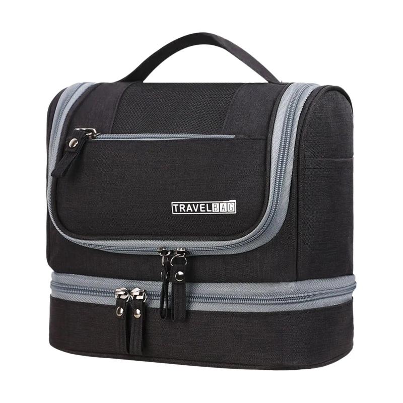 Waterproof Toiletry Organizer Makeup Bag Girls Shower Bathroom Travel