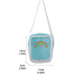 PVC Transparent Mini Crossbody Bag Small Shoulder Phone Pouch