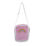 PVC Transparent Mini Crossbody Bag Small Shoulder Phone Pouch