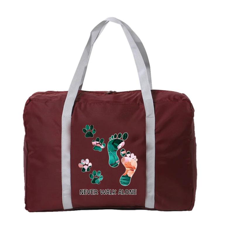 Women's Large Capacity Travel Luggage Bag Waterproof Nylon Handbag