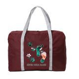 Women's Large Capacity Travel Luggage Bag Waterproof Nylon Handbag