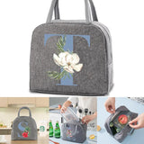Insulated Thermal Lunch Bag Handbag Canvas Tote Bags