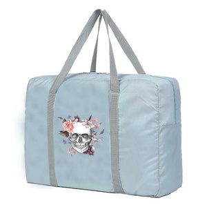 Unisex Large Capacity Travel Bag Clothes Storage Folding Nylon Weekend Organizer