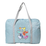 Unisex Large Capacity Travel Bag Clothes Storage Folding Nylon Weekend Organizer