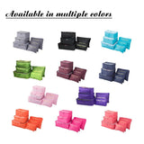 6-Piece Oxford Cloth Clothes Storage Bag for Travel and Home Organization