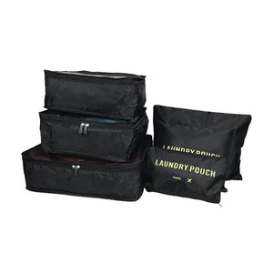 6-Piece Oxford Cloth Clothes Storage Bag for Travel and Home Organization