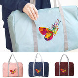 Travel Bag Women Camping Handbag Carry on Bags Folding Zipper Accessories