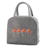 Flamingo Insulated Lunch Bag Waterproof Tote Pack
