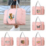 Outdoor Camping Travel Bag with Wild Print Organizer