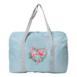 Flamingo Print Foldable Carry-on Luggage Travel Bag Large Tote Garment Organizer