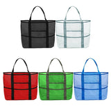 Large Capacity Beach Bag with 8 Pockets - Women's Travel Tote