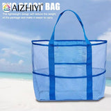 Large Capacity Beach Bag with 8 Pockets - Women's Travel Tote
