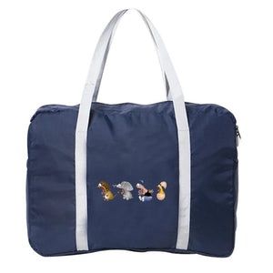 Cartoon Print Tote Travel Luggage Bag Women Duffle Handbag