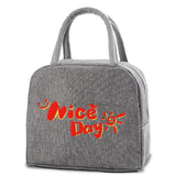 Insulated Canvas Cooler Bag for Women Picnic Travel Organizer