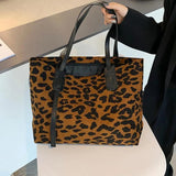 Faux Leather Women Tote Shoulder Bag Zip Closure