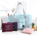 Nylon Foldable Travel Bag Large Capacity WaterProof Packs Handbags Nurse Print