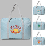 Waterproof Foldable Nylon Travel Bag, Food Series Design