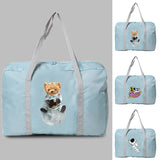 Nylon Foldable Travel Bag Waterproof Astronaut Print Handbag