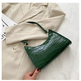 Vintage PU Leather Women's Small Shoulder Bag Tote Handbag