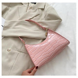 Vintage PU Leather Women's Small Shoulder Bag Tote Handbag