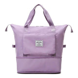 Women's Foldable Travel Handbag Large Capacity Shoulder Bag