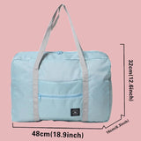 Nylon Foldable Travel Hanfbag Unisex Large Capacity Bag Luggage Women