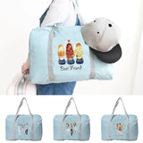 Nylon Foldable Travel Hanfbag Unisex Large Capacity Bag Luggage Women